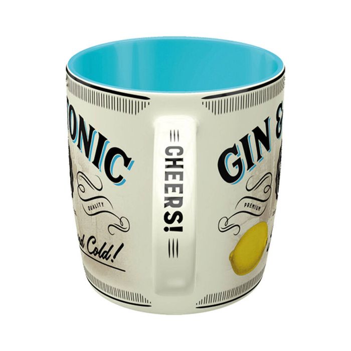 Plaque Vintage Gin & Tonic Served Here – Idée De Cadeau Pour Les