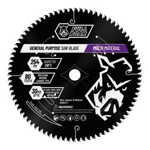 Full Boar 254mm 80T Multi-Material Circular Saw Blade