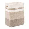 Altus 75L Rectangular Gradient Cotton Rope Storage Basket Laundry Hamper