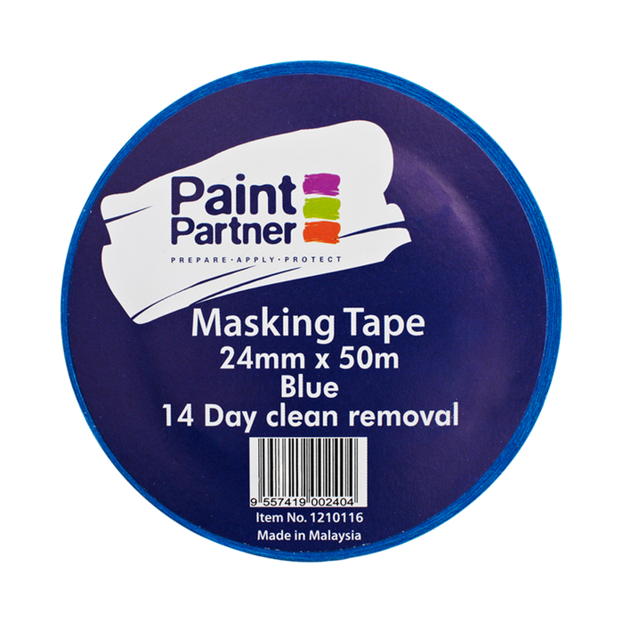 Paint Partner 24mm x 50m Blue 14 Day Resistance Masking Tape