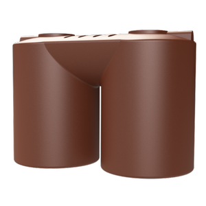 Melro Tanks 7010L Heritage Red Slimline Poly Water Tank