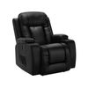 Artiss Recliner Chair Electric Heated Massage Chairs Faux Leather Cabin