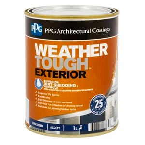 PPG Paints 1L Accent Low Sheen Weather Tough Exterior Paint