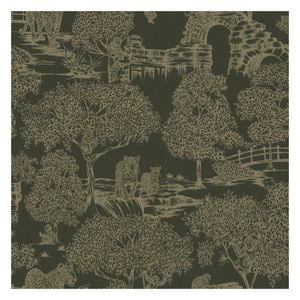 Samar Green Animal/Trees Wallpaper 10.05m x 53cm