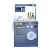 Teamson Kids Little Chef Lake Tahoe Wooden Play Kitchen - Blue