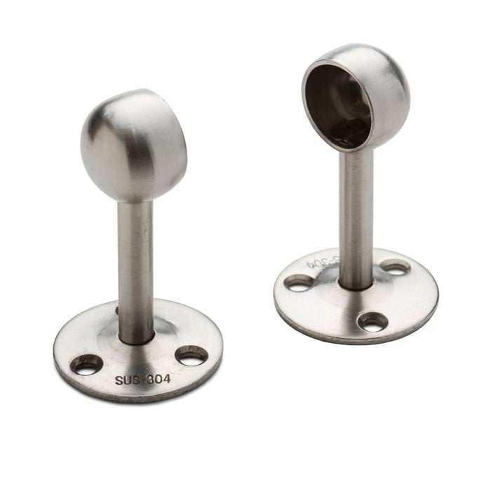 Sandleford 19mm Stainles Steel Pillar End Fitting Rod - 2 Pack