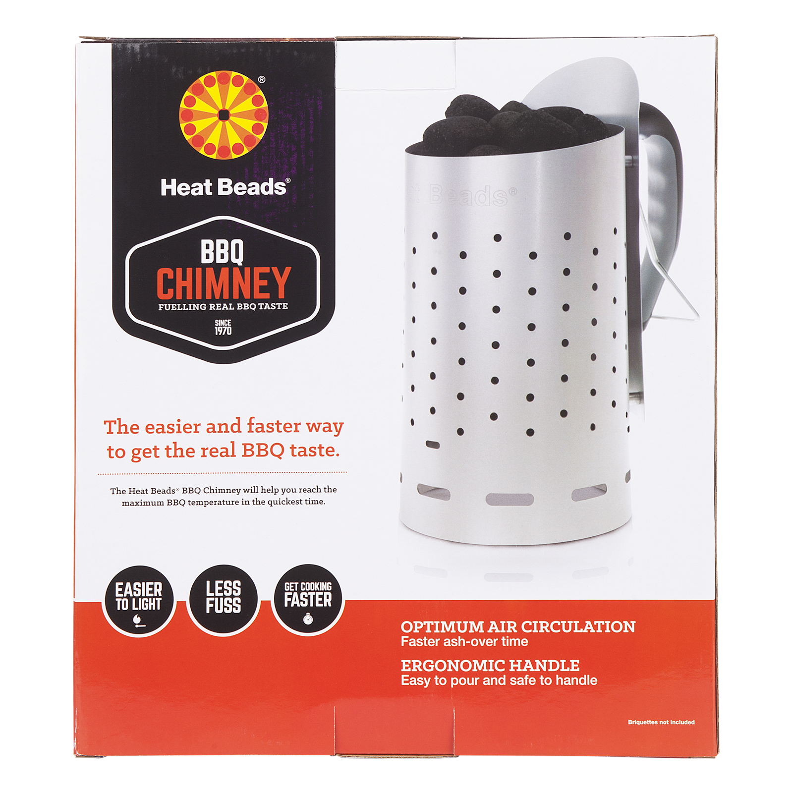 Fire Starter Bunnings Charcoal Chimney Heat Beads® BBQ Chimney