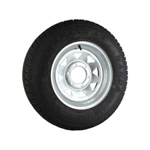 Sunrise Trailer 15" Wheels Rim And Tyre Fitted - Landcruiser 6 Stud, 225r15lt - Gal - Wrtlc15g225