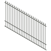 ProtectorAl 1201-2400W x 1500H Woodland Grey Spear Top Pool Fence Panel Raked 16-30º