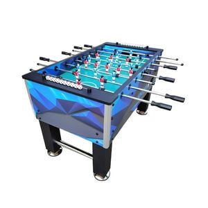 Kicksy 5ft Foosball Table - Solid Wood Frame With Chrome Steel Tubes, High-density Playfield, Double-spring Handles