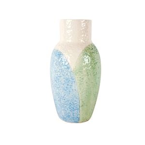 Maine & Crawford Ambrose 14x27cm Dappled Ceramic Urn Vase