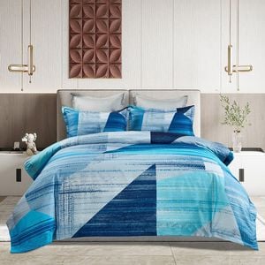 Fabric Fantastic Queen Size Mondrian Quilt/Doona/Duvet Cover Set