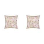 2PK Linen House 48x48cm Poppy Multi Soft Cushion Square