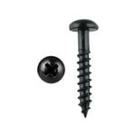 Pinnacle 3.5 x 20mm Black Round Head Timber Screw - 30 Pack