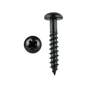 Pinnacle 3.5 x 20mm Black Round Head Timber Screw - 30 Pack