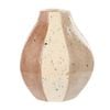 Amalfi Academy Evie Ceramic Vase Small Brown 18.5x18.5x22cm