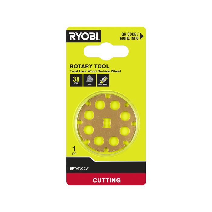 Ryobi 38mm Twist Lock Wood Carbide Wheel