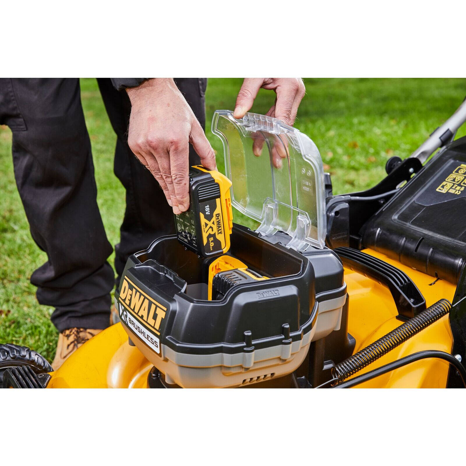 DeWALT 18V x 2 Cordless Lawn Mower Skin Only Bunnings Australia