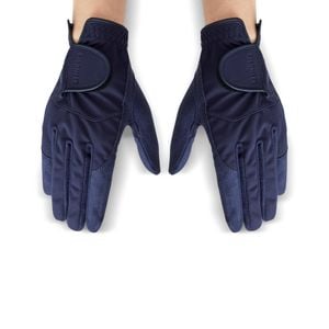 Decathlon - Women'S Golf Pair Of Rw Gloves Navy Blue - Eu M