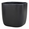 Northcote Pottery 50cm Black Precinct Lite Terrazzo Look Square Pot