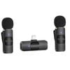 Boya BY-V2 Dual Wireless Lavalier Microphone for iPhone iPad