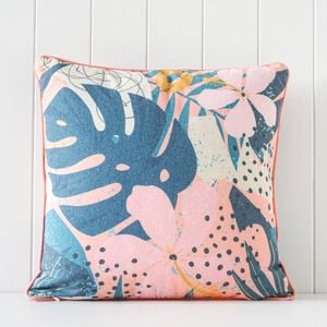 Rayell Indoor Square Cushion Flower Power! Orange 45x45cm