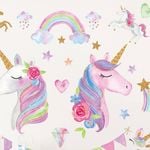 Allwallstickers Medium Multicolour Unicorns & Rainbows Wall decal