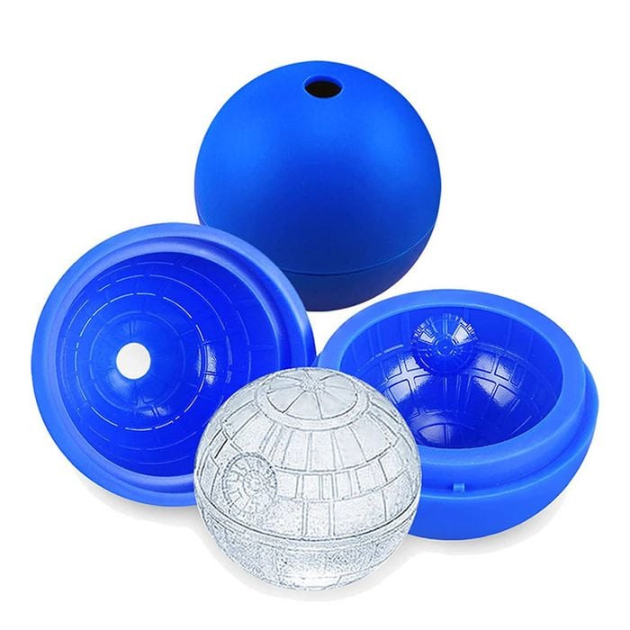 Catzon 2 Pcs Planet Shaped Ice Cube Mold Silicone Ice Ball for Whiskey
