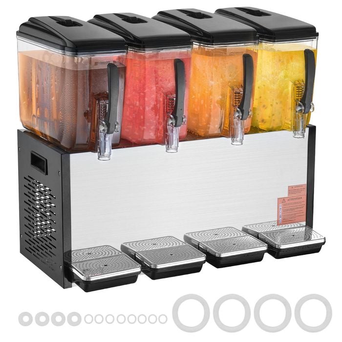 Vevor Commercial Beverage Dispenser for Cold Juice Ice Drink Dispenser