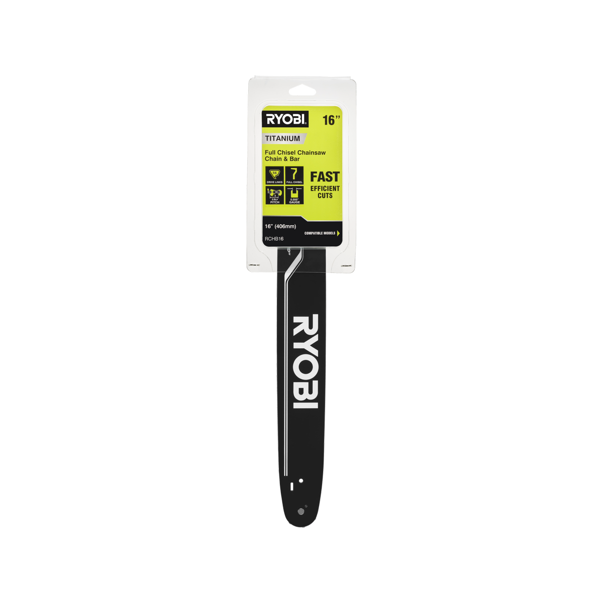 Ryobi chainsaw 16 inch bar online