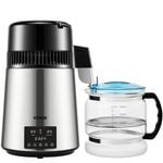 Vevor Water Distiller Maker Silver with Timing Dual-Temp for home