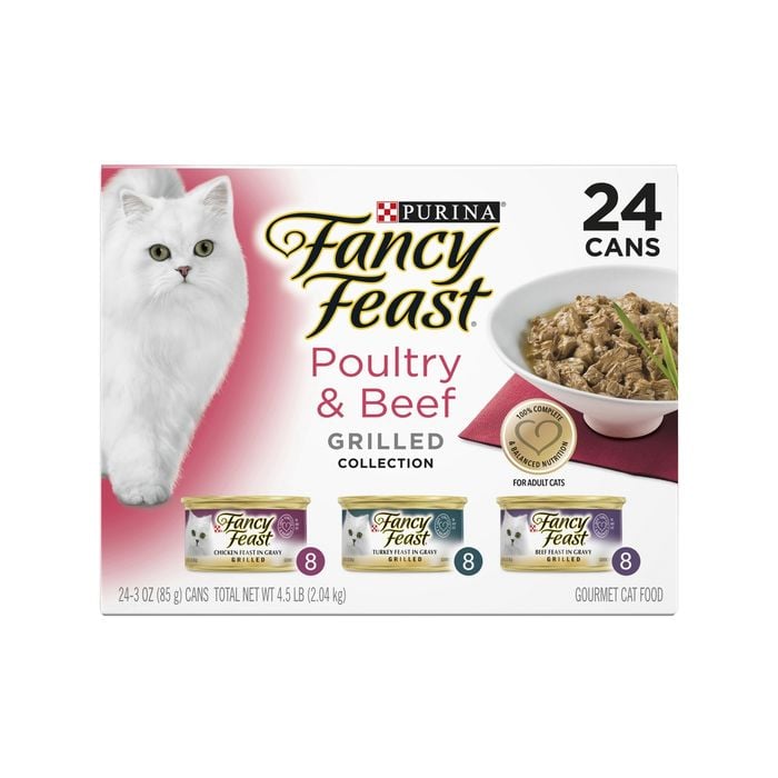 Fancy Feast 85g Classic Grilled Beef and Poultry Wet Cat Food - 24 Pack