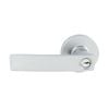 Gainsborough Neue Angular Key-In-Lever Entrance Set in Satin Chrome