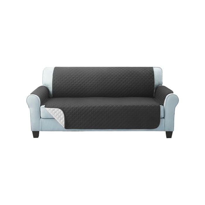 Artiss 3 Seater Sofa Cover Couch Cover Dark Grey