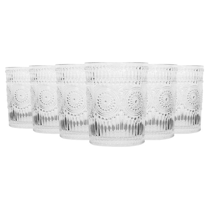 Argon Tableware Amore Glass Tumblers - 300ml - Pack of 6