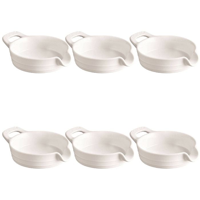 6PK Ecology Signature Porcelain Kitchen Spoon Rest 14cm