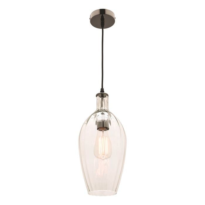 Mercator Clear Glass Belmont Pendant