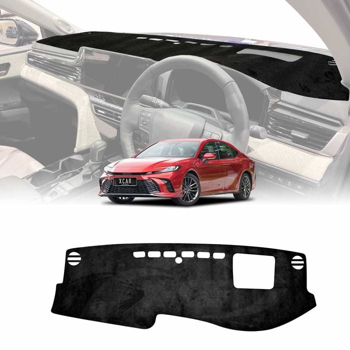 Dash Mat for Toyota Camry 2018-Onwards with Heads Up Display Microfiber Non-Slip Pad Cover Interior