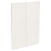 Kaboodle 900mm Egg White Medium Modern Pantry Doors - 2 Pack