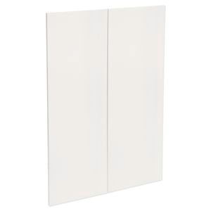 Kaboodle 900mm Egg White Medium Modern Pantry Doors - 2 Pack