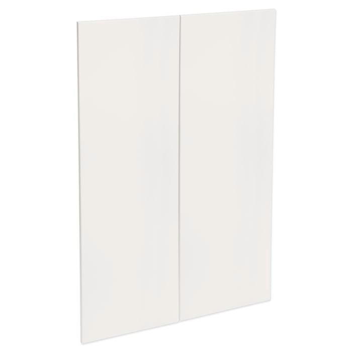 Kaboodle 900mm Egg White Medium Modern Pantry Doors - 2 Pack