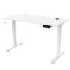 Ufurniture Electric Standing Desk 3 Memory Height Adjustable 120cm Splice Board White Frame and Table Top