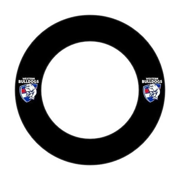 AFL Western Dartboard Surround Bulldogs Team Design Universal Fit