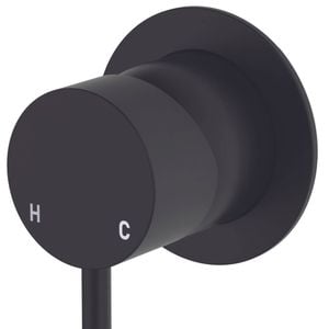 Fienza Matt Black Kaya Wall Mixer