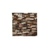 Multi-Purpose Animal Hide Brick Patch Brown with Woollen Fleece Reverse
