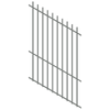 ProtectorAl 0350-1200W x 1800H Palladium Silver Radiator Pool Fence Panel Raked 16-30º