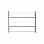 Forme Dakota 5 Bar Round Heated Towel Rail