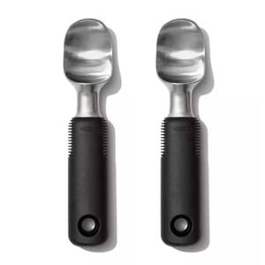 Oxo Stainless Steel Ice Cream Scoop Black Set Of 2