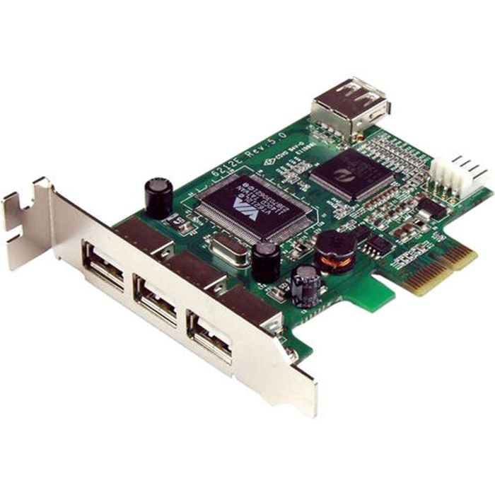 Startech.com Usb Adapter - Pci Express - Plug-in Card - 4 Total Usb Port(s) - 4 Usb 2.0 Port(s) - Pc, Mac