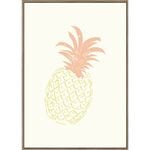 Rayell Framed Kids Artwork Pineapple Natural Cream 50x70cm